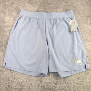 Goat USA Men's OG Athletic Shorts Pockets Performance Casual Blue Size Large